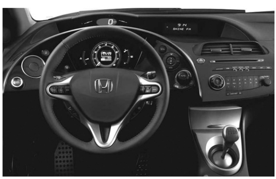 Honda Civic 5D замена штатной магнитолы
