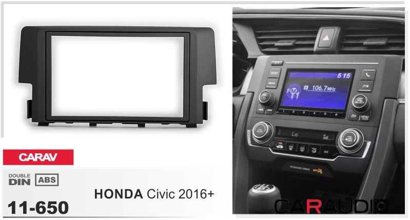 CARAV 11-650 переходная рамка Honda Civic 2016+
