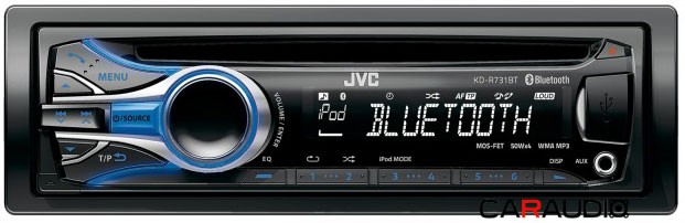 JVC KD-R731BTEYD Bluetooth автомагнитола с USB