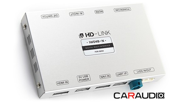Видеоинтерфейс IW04B-N для BMW CIC с HDMI и парковочными линиями