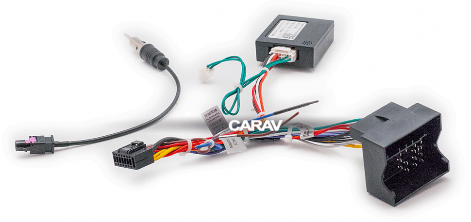 CARAV 16-039 CAN-Bus 16-pin разъем с поддержкой кнопок на руле для подключения в VW Seat Skoda магнитолы на Андроид
