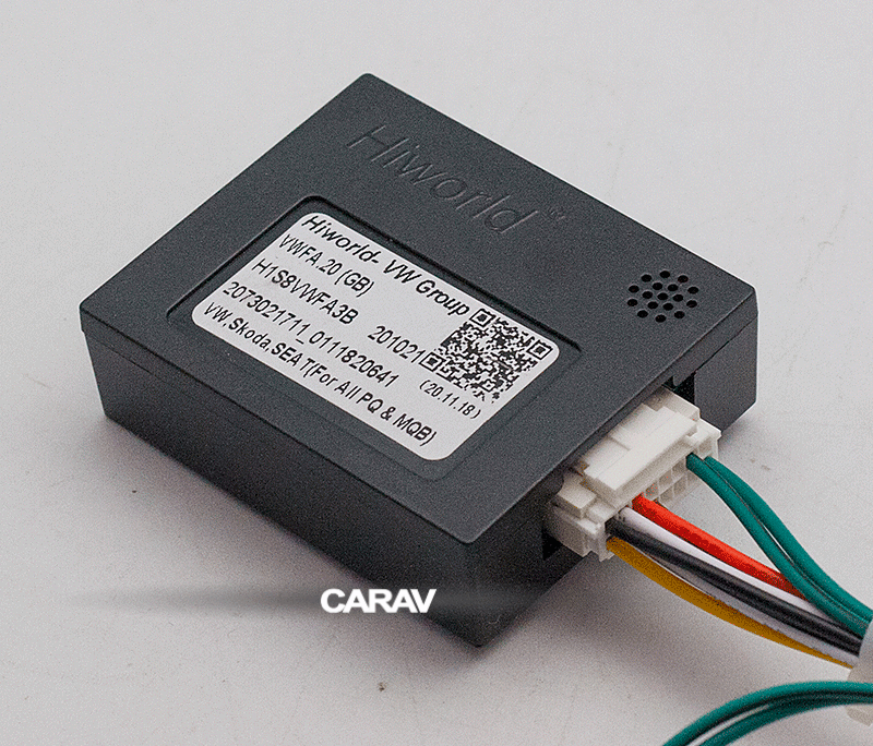 CARAV 16-039 CAN-Bus 16-pin разъем с поддержкой кнопок на руле для подключения в VW Seat Skoda магнитолы на Андроид