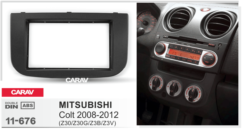 CARAV 11-676 переходная рамка Mitsubishi Colt