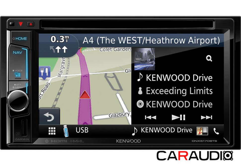 Kenwood DNX5170BTS автомагнитола 2din / GPS / Bluetooth