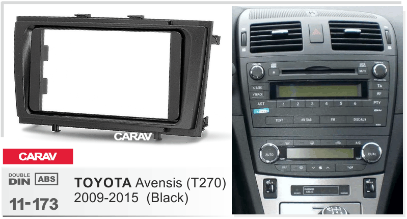 CARAV 11-173 перехідна рамка Toyota Avensis