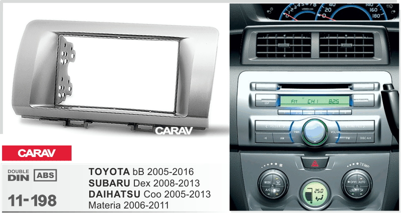 CARAV 11-198 переходная рамка  Daihatsu Materia