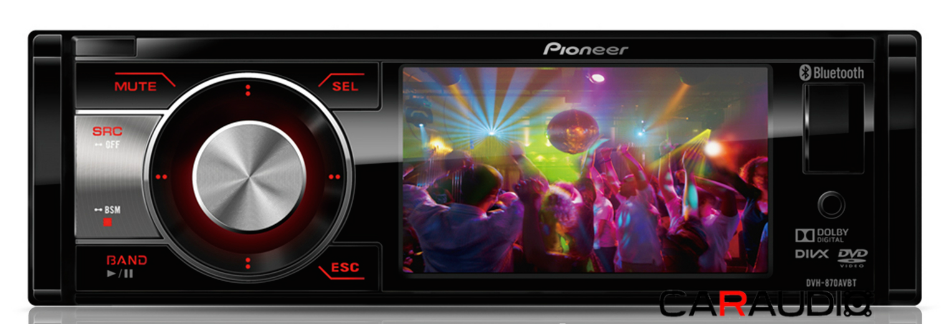 Pioneer DVH-870AVBT мультимедиа 1DIN DVD/USB/Bluetooth