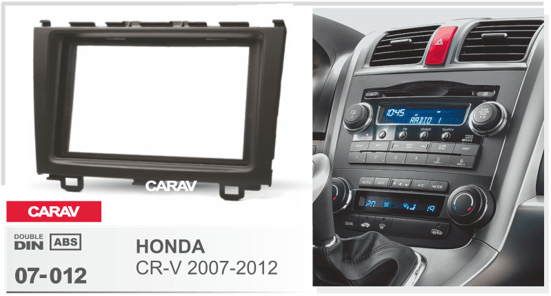 CARAV 07-012 переходная рамка Honda CR-V