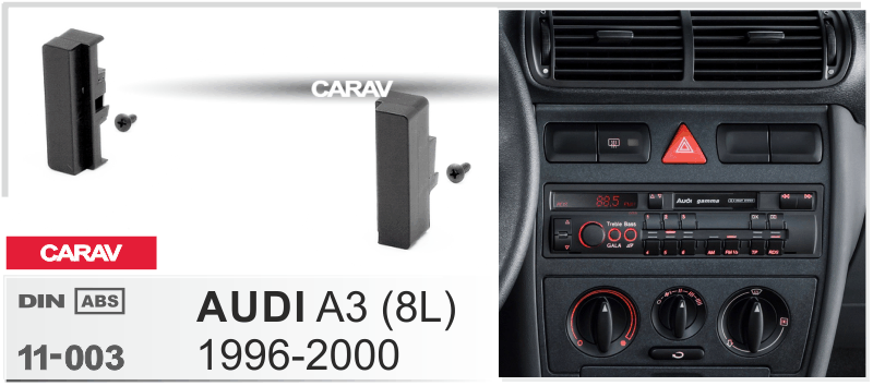 CARAV 11-003 перехідна рамка Audi A3
