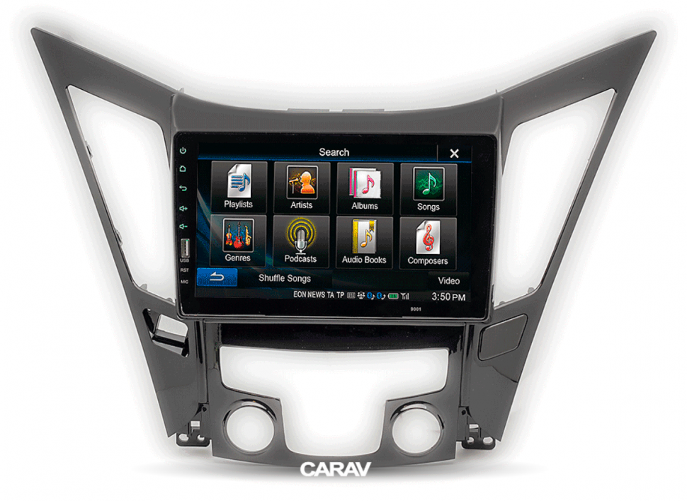 Перехідна рамка CARAV 22-140 для Hyundai Sonata 2010-2014 під магнітолу на Андроїд з екраном 9"