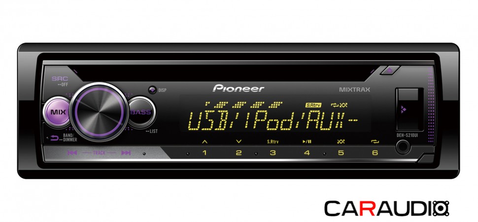 Pioneer DEH-S210UI автомагнитола 1DIN/CD/USB/FLAC
