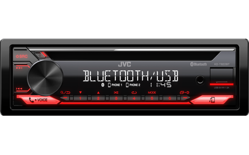JVC KD-T822BT 1-DIN CD-ресивер із Bluetooth