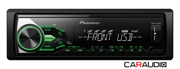 Pioneer MVH-180UBG автомагнитола USB без CD привода 