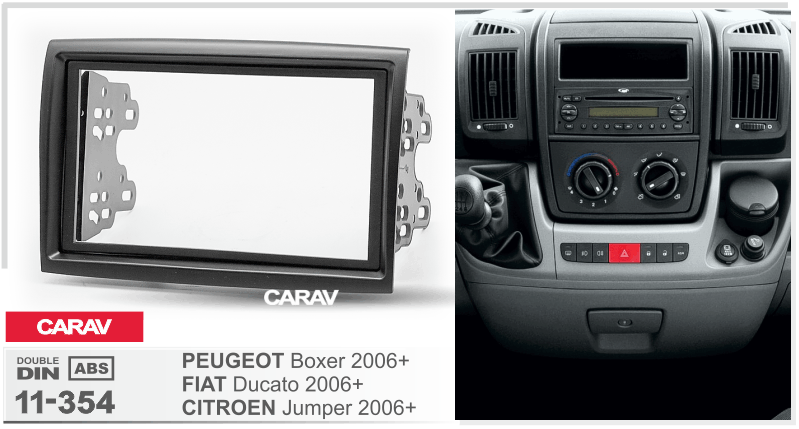 CARAV 11-354 переходная рамка Citroen Peugeot Fiat