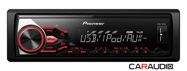 Pioneer MVH-180UI автомагнитола USB без CD привода 