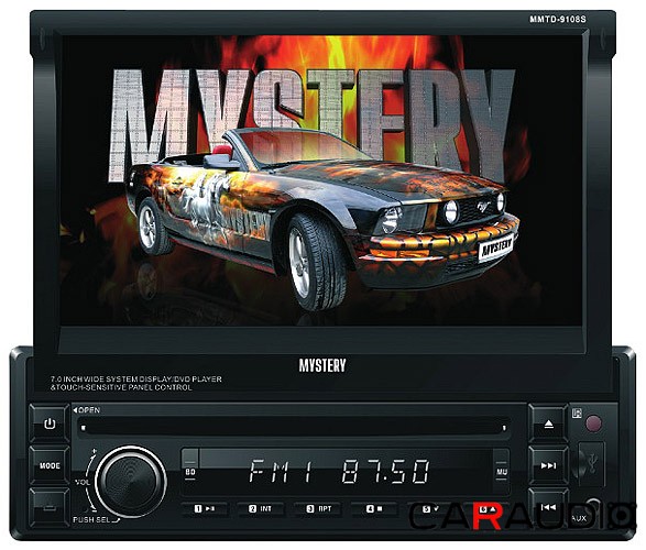Mystery MMTD-9108S магнитола с выдвижным экраном