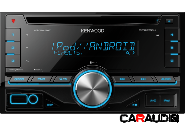Kenwood DPX206U автомагнитола 2DIN CD/USB/MP3