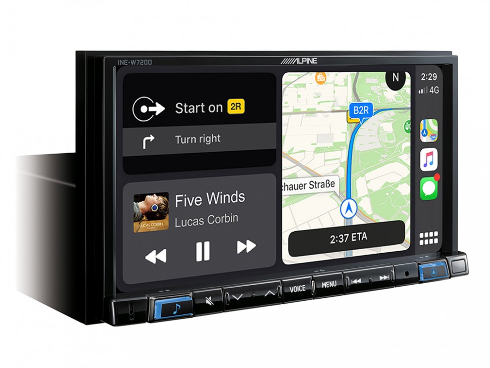 ALPINE INE-W720D автомагнитола 2DIN/CarPlay/AndroidAuto/GPS