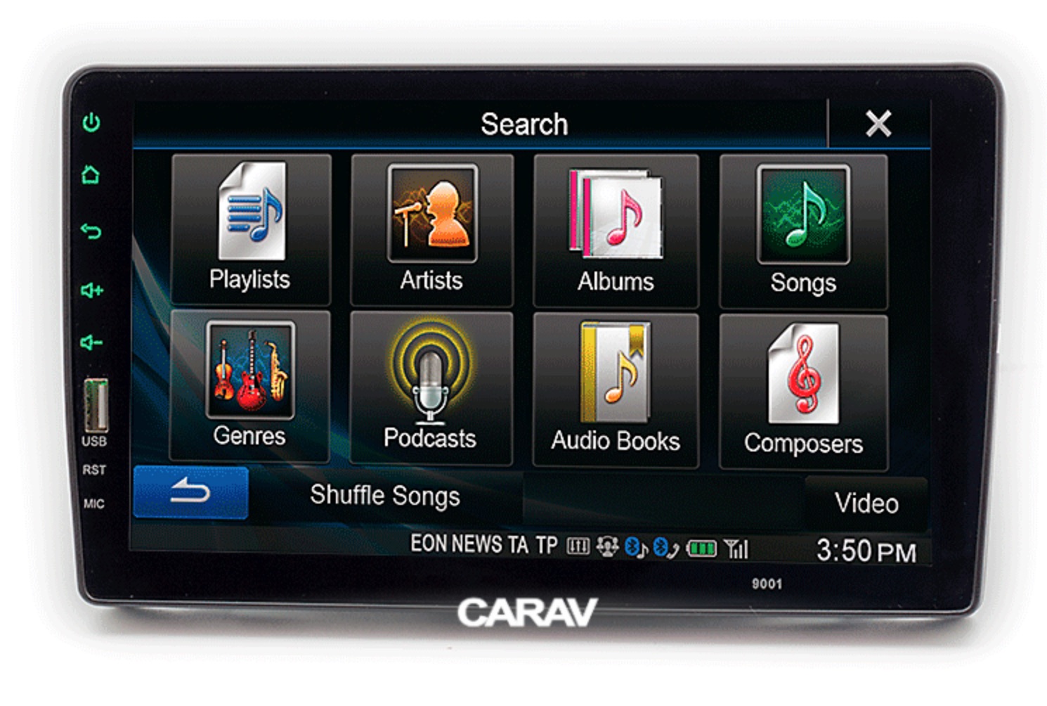 CARAV 22-091 переходная рамка Peugeot Citroen Fiat для магнитолы с экраном 9'' дюймов