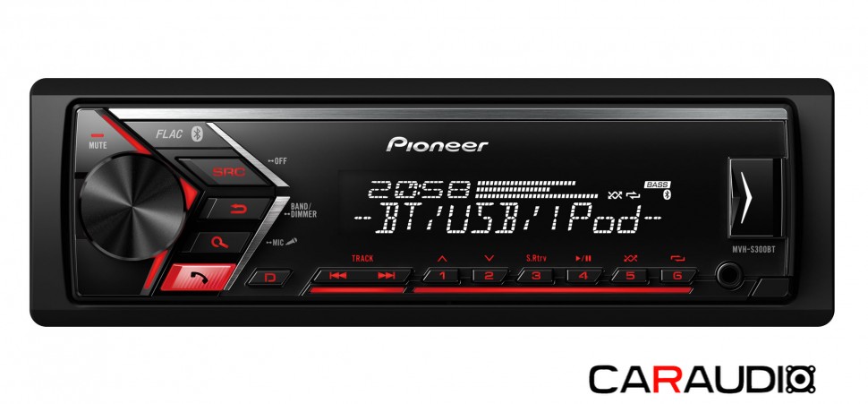 Pioneer MVH-S300BT автомагнитола USB/AUX/Bluetooth