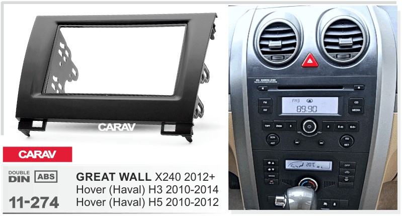 CARAV 11-274 переходная рамка Great Wall H3 H5