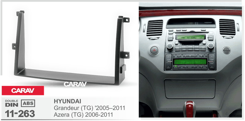 CARAV 11-263 перехідна рамка Hyundai Grandeur