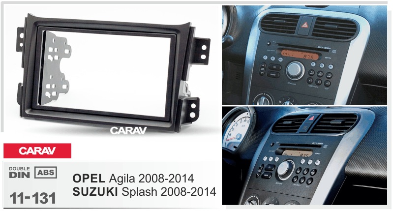 CARAV 11-131 переходная рамка Opel Agila, Suzuki Splash