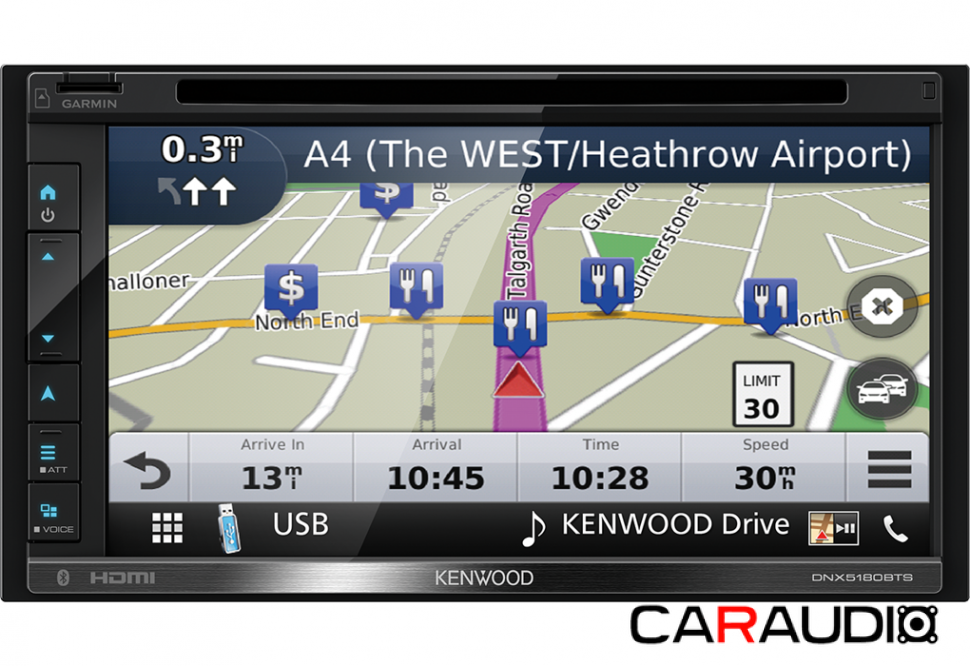 Kenwood DNX-5180BTS автомагнитола 2DIN/Bluetooth/GPS