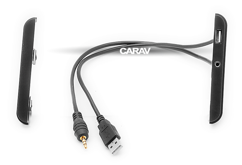 CARAV 11-712 переходная рамка Toyota с USB и AUX удлинителем