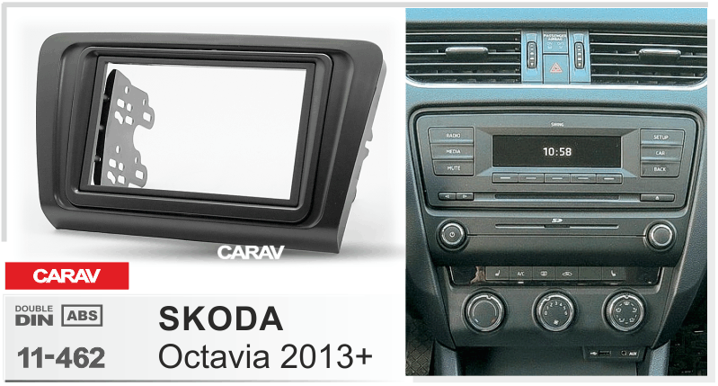 CARAV 11-462 переходная рамка Skoda Octavia