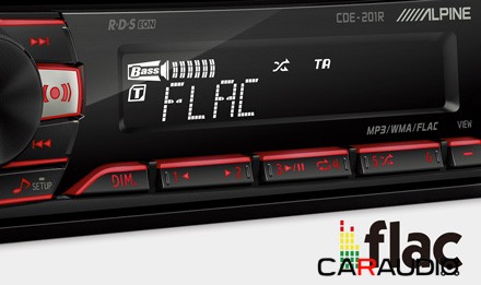 ALPINE CDE-201R автомагнитола CD/USB/FLAC
