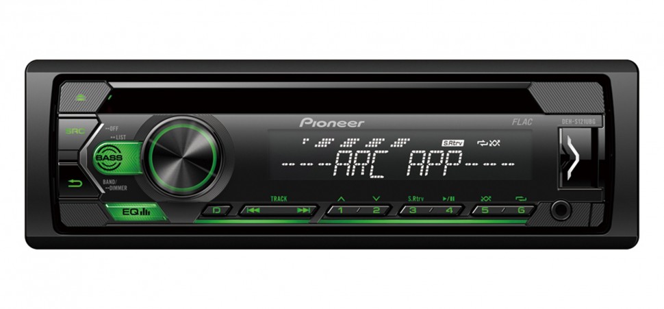 Pioneer DEH-S121UBG автомагнитола 1DIN/CD/USB/AUX/FLAC