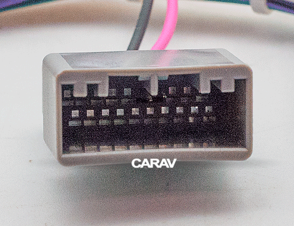 CARAV 16-003 в Honda CR-V ISO переходник 16 pin для подключения магнитолы на Андроид 