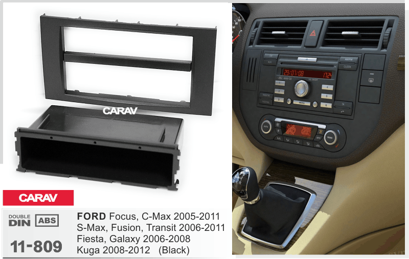 CARAV 11-809 переходная рамка FORD Focus II C-Max Fusion Fiesta