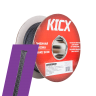 Kicx KSS-10-100C оплетка "змеиная кожа" 0AWG карбон