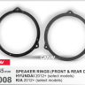 CARAV 14-008 проставочные кольца Hyundai/Kia