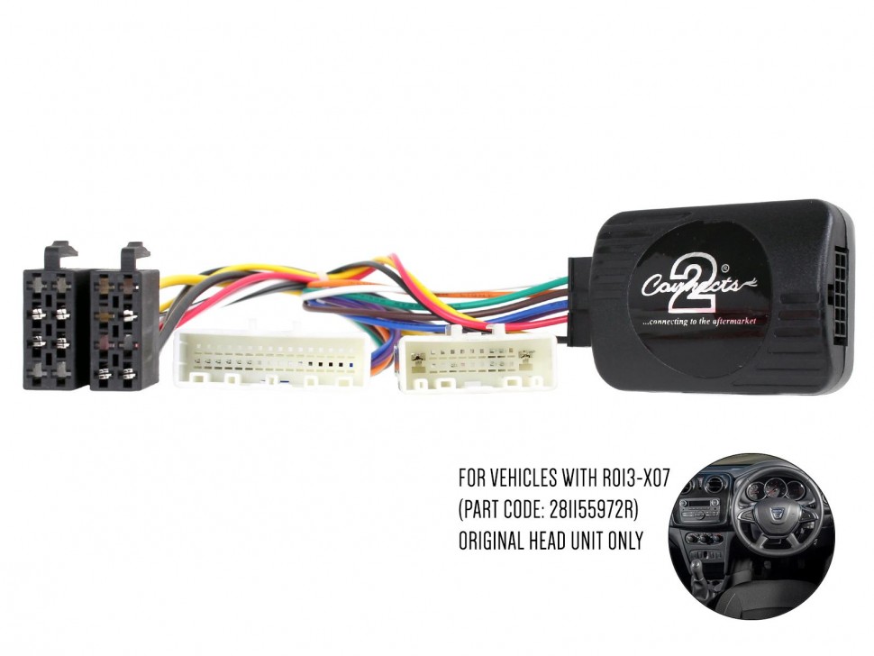 Адаптер кнопок руля Connects2 CTSDC003 для Renault Dokker Duster