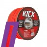 Kicx KSS-10-100R оплетка "змеиная кожа" 0AWG красная