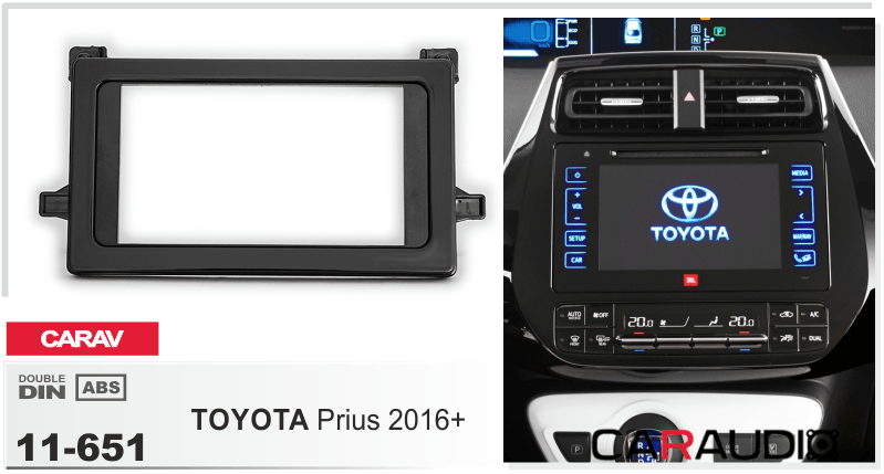 CARAV 11-651 переходная рамка Toyota Prius 2016+