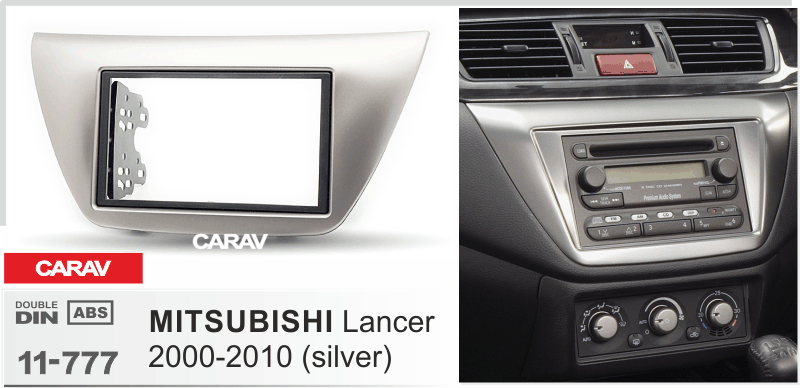 CARAV 11-777 рамка для автомагнитолы Mitsubishi Lancer