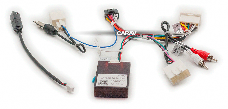 CARAV 16-038 CAN-Bus 16-pin разъем с поддержкой кнопок на руле для подключения в Toyota 2003-2013 магнитолы на Андроид