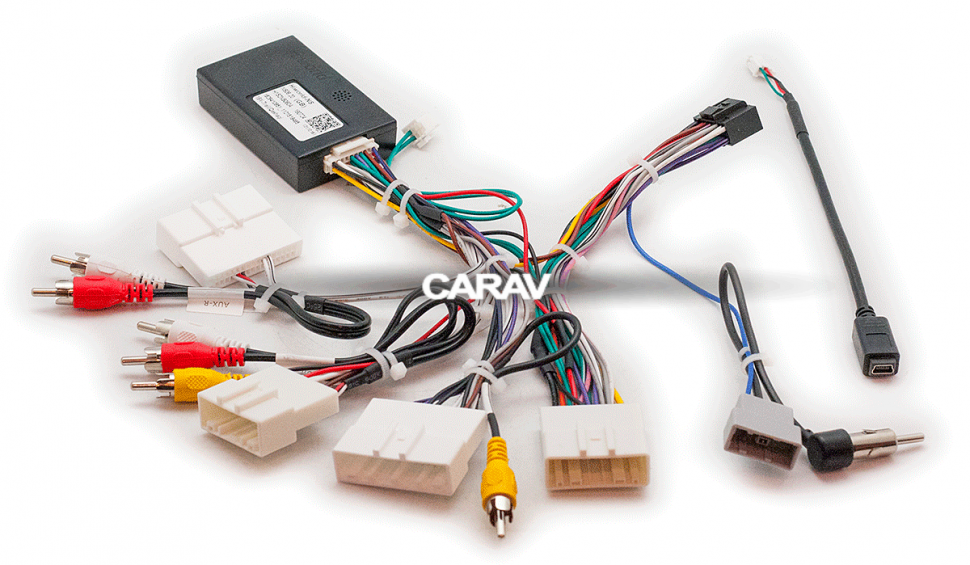 CAN-Bus переходник 16-pin CARAV 16-121 в Nissan 2014+ для подключения магнитолы на Андроид с экраном 9/10 дюймов