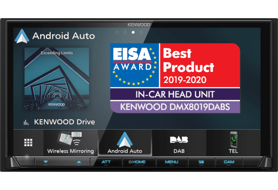 Kenwood DMX-8019DABS автомагнитола 2DIN/Bluetooth/CarPlay/AndoidAuto