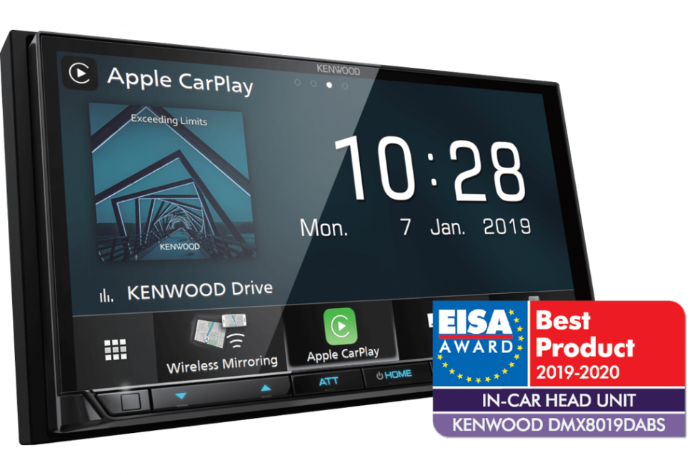 Kenwood DMX-8019DABS автомагнитола 2DIN/Bluetooth/CarPlay/AndoidAuto