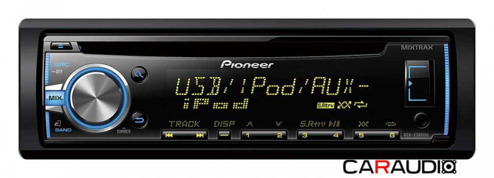 Pioneer DEH-X3800UI автомагнитола CD/USB/MP3