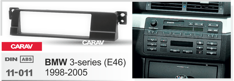 CARAV 11-011 переходная рамка BMW 3 E46
