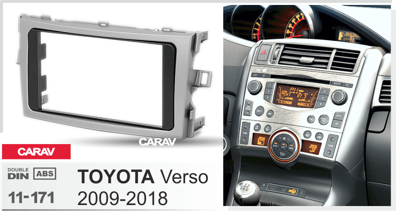 CARAV 11-171 перехідна рамка Toyota Verso