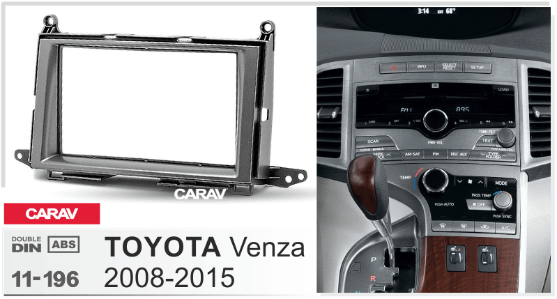 CARAV 11-196 перехідна рамка Toyota Venza