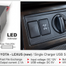 CARAV 17-304 зарядка USB с цифровым вольтметром для Toyota / Lexus