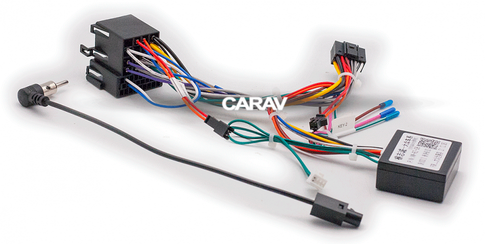 CARAV 16-108 CAN-Bus 16-pin разъем с поддержкой кнопок на руле для подключения в VW Seat Skoda магнитолы на Андроид